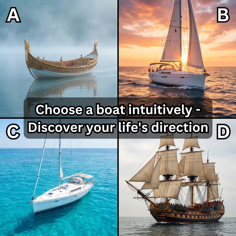 Psychological Test: Choose a Ship to See Where Your Life Will Lead You