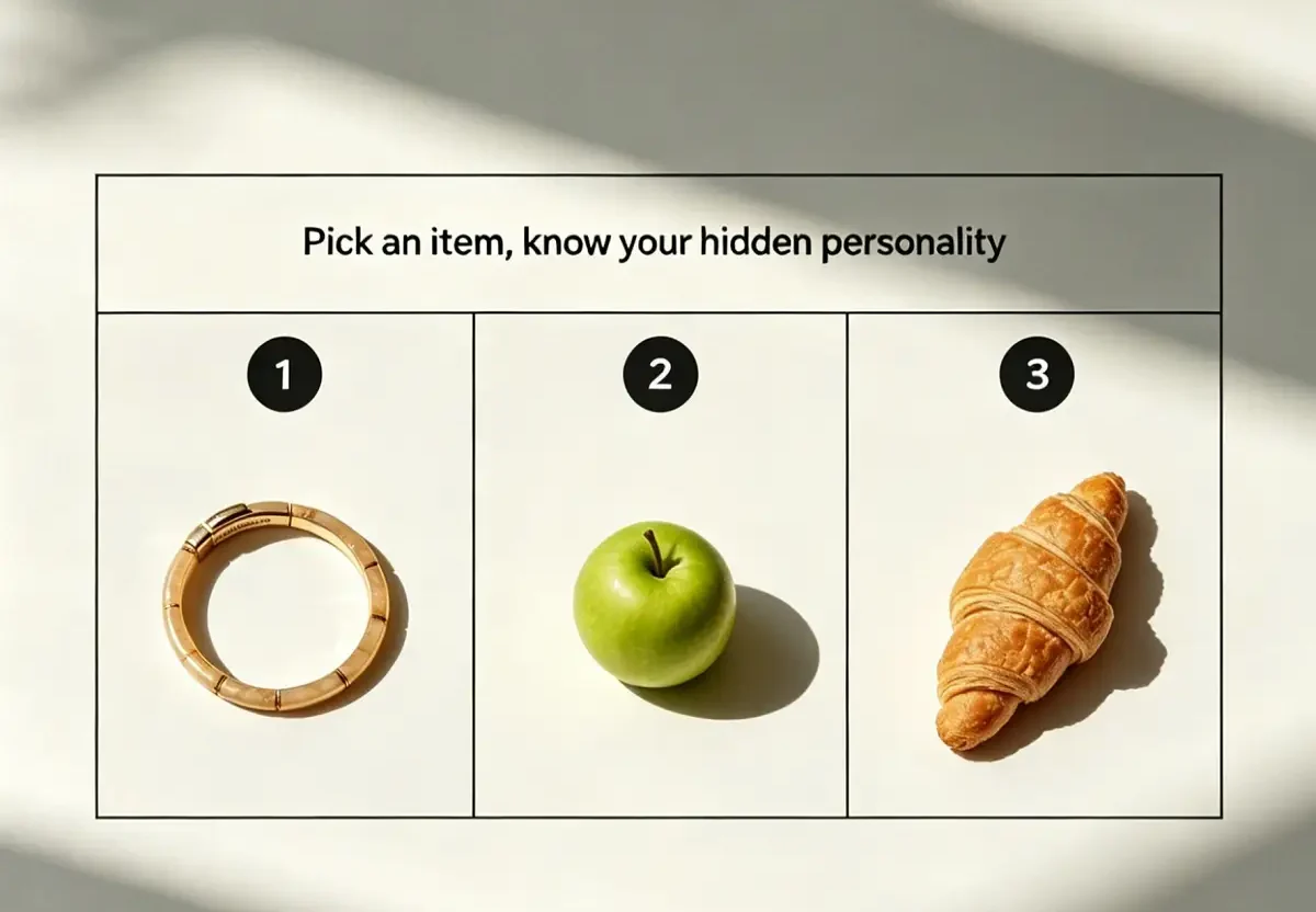Choose an object, reveal your true self