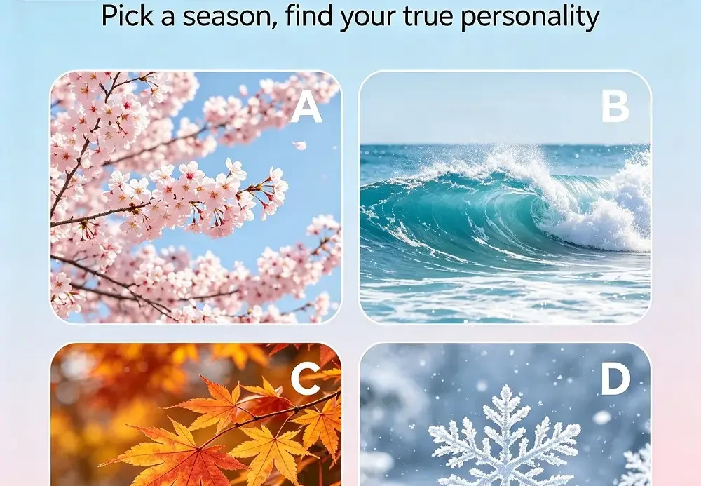 Pick a season, find your true personality