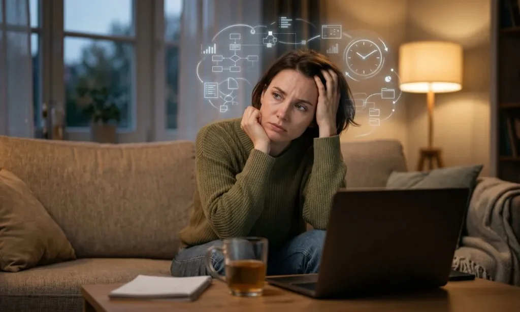 can't stop thinking about work anxiety